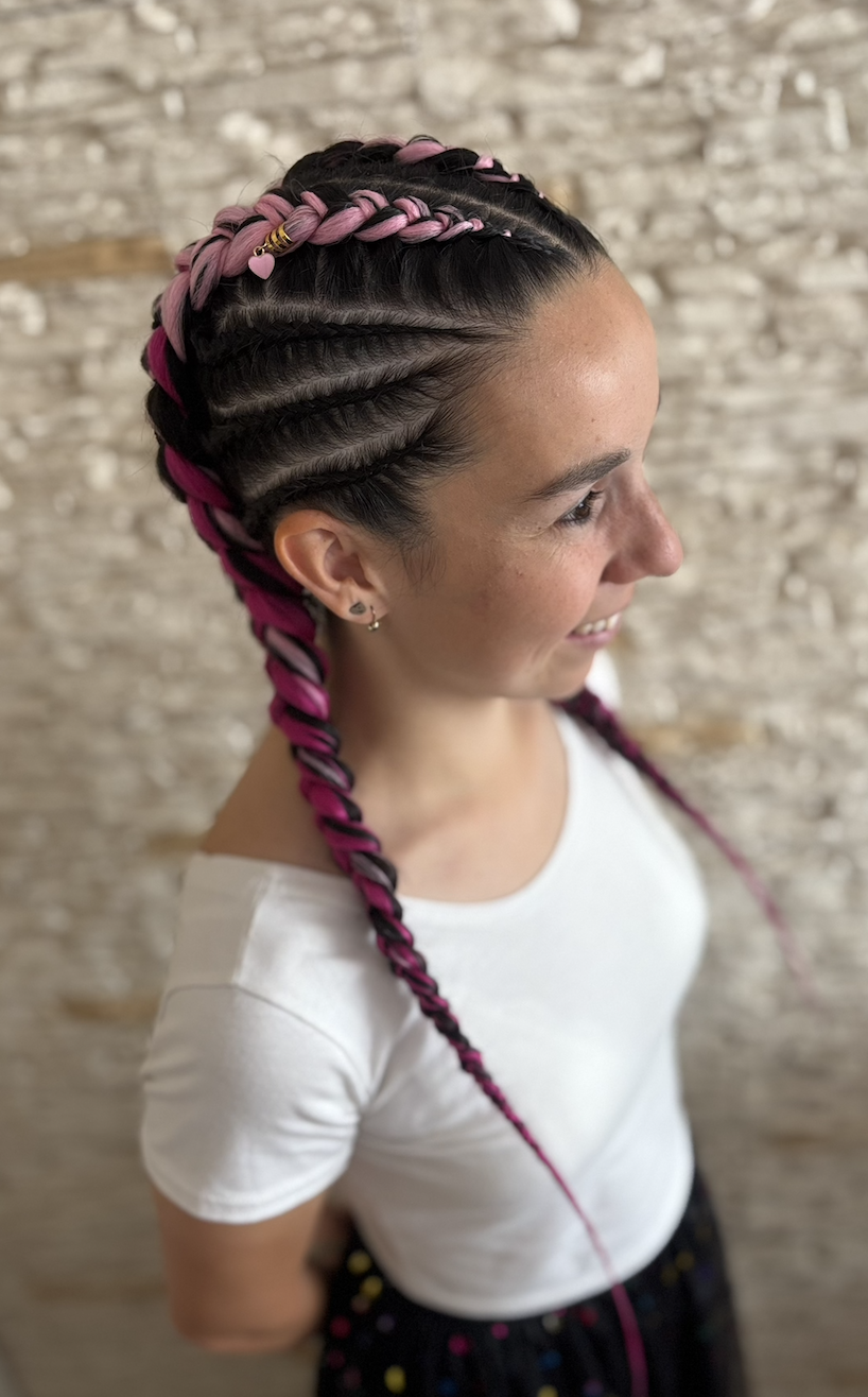 Ukázka copánků č. 6